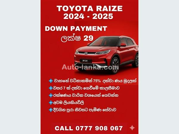 Toyota Raize 2025 Jeeps For Sale in SriLanka 