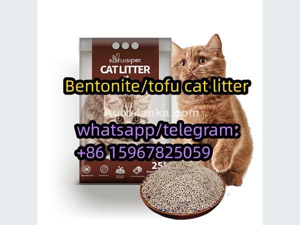 Cat Litter Bentonite Cat Litter   FlushableTofu Cat litter kitty litter Corn Cat Litter
