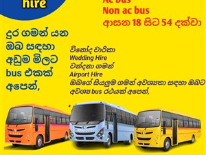 Ru Bus For Hire hanwella Rental Service 0713235678