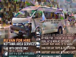 Ru Van For Hire Rental Service Kotte 0702601501