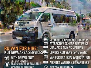 Ru Van For Hire Rental Service Homagama 0702601501