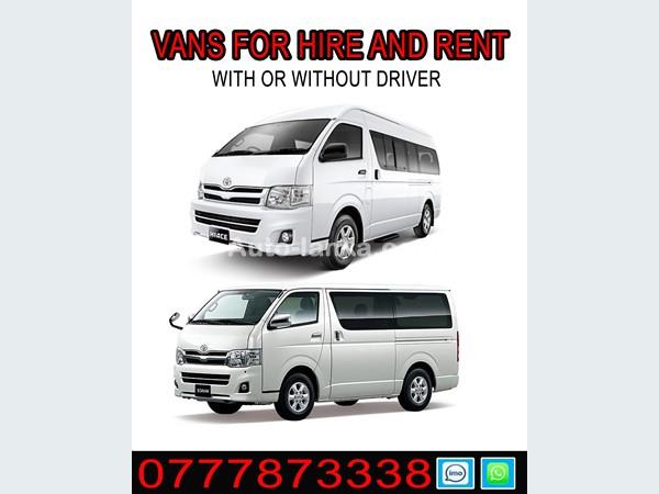 Van for rent