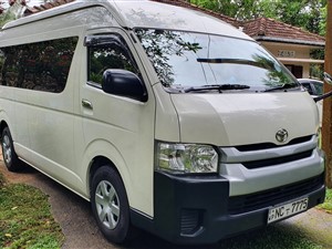 Toyota KDH High-roof Passenger Van for Hire with Driver