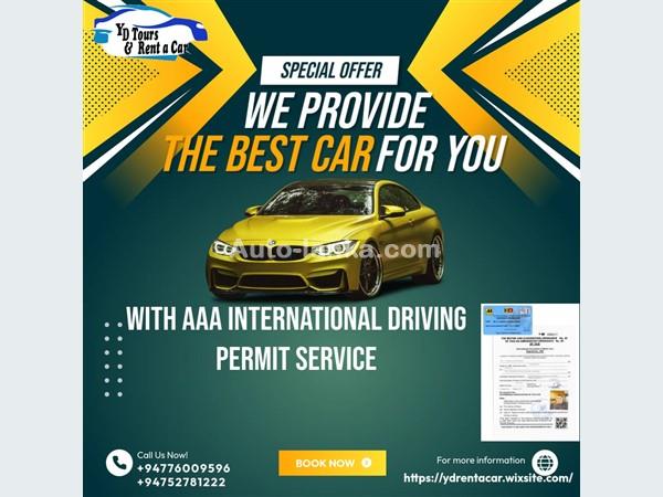 RENT A CAR AND AAA INTERNATIONAL DRIVING PERMIT SERVICE