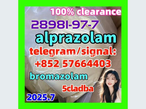 Alprazolam, cas 28981 - 97 - 7  Powder High quality hot sale 5cladba 5fadb adbb