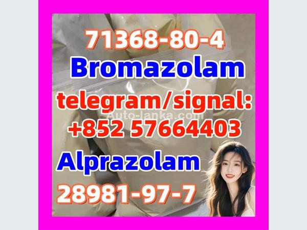High quality factory supply bromozolam 71368-80-4  alprazolam 28981-97-7