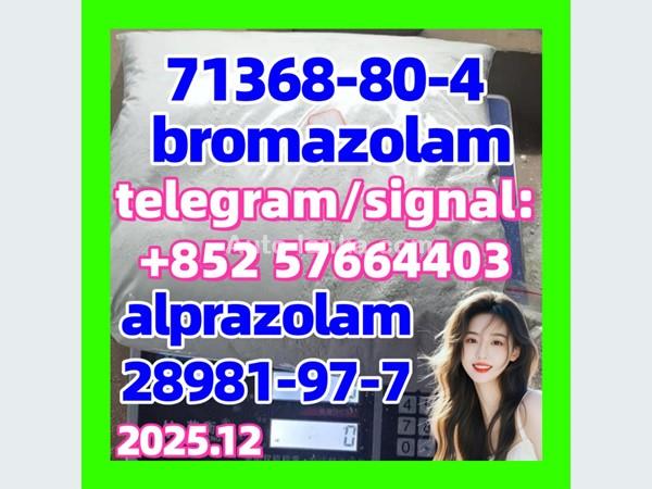 Alprazolam CAS 28981-97-7 Factory supply cas 71368-80-4 bromazolam